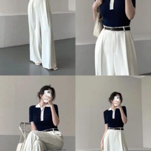 Quần ống rộng phong cách